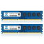 16GB Kit PC3L-12800u DDR3L-1600MHz 8GB×2枚 DIMM 電圧 1.35V/1.5V 2RX8 CL11 240pin デスクトップPC..