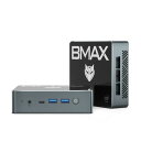 BMAX ミニPC 16GB DDR4 512GB SSD Intel N100 Linux(Ubuntu）win 11 mini PC 最大3.4GHz 4コア4スレッド 静音性 省電力 豊富なポート 4K 60Hz 3画面同時出力 Type-C (full features) HDMI 2/USB 4/ Wi-Fi 5 / 2.4 5G/BT4.2/ RJ45-1000M-LAN…