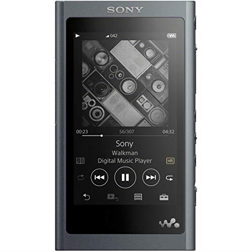 ソニー ウォークマン A シリーズ 16GB NW-A55HN : MP3プレーヤー Bluetooth microSD対応 ハイレゾ対応 最大45時間連続再生 2018年モデル グレイッシュブラック NW-A55HN B