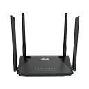 ASUS WiFi 無線 ルーター WiFi6 1201 574Mbps v6プラス/ OCNバーチャルコネクトに対応デュアルバンド RT-AX1800U (A) メッシュ セキュリティ機能付 3階建 接続台数32台