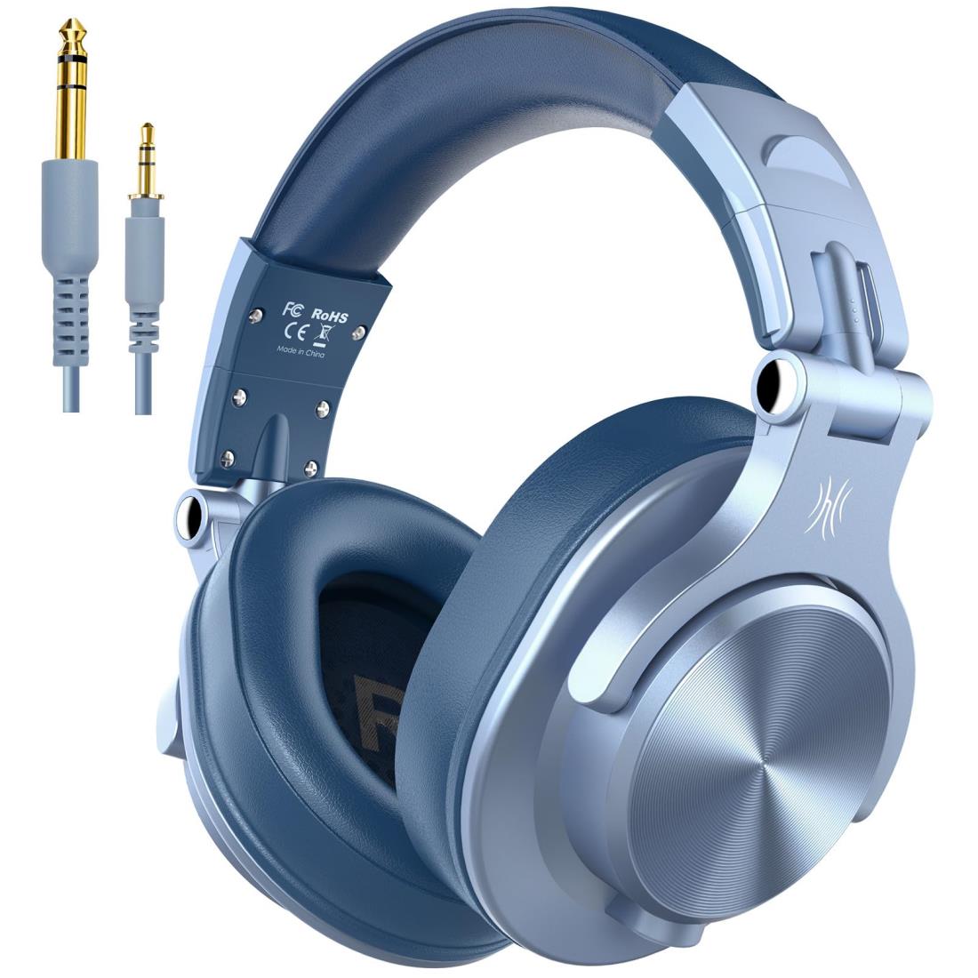 OneOdio A70 ワイヤレスヘッドホン 72時間再生 オーバーイヤーヘッドホン Bluetooth 5.2 低音強化 マイク付き 有線 無線 両用 モニターヘッドホン 密閉型 DJ用/音楽鑑賞/楽器練習