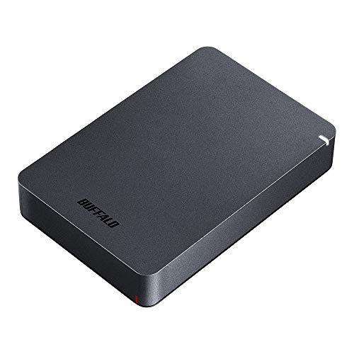 BUFFALO USB3.1 Gen.1 対応 耐衝撃ポータブルHDD 4TB ブラック HD-PGF4.0U3-GBKA