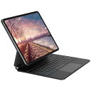 マジックキーボード GOOJODOQ iPad Pro 12.9インチ スマートキーボード iPad Pro 12.9 2018第三世代/2020第四世代/2021第五世代適用 トラックパッド付きキーボード ケース 7色バックライト付き日本語配列キーボード カバー 日本語説明書 ブラック