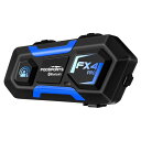 FODSPORTS バイク インカム FX4 PRO インカム 4人同時通話 バイクインカム ユニバーサル接続 インカムバイク用Bluetooth5.0 IPX...