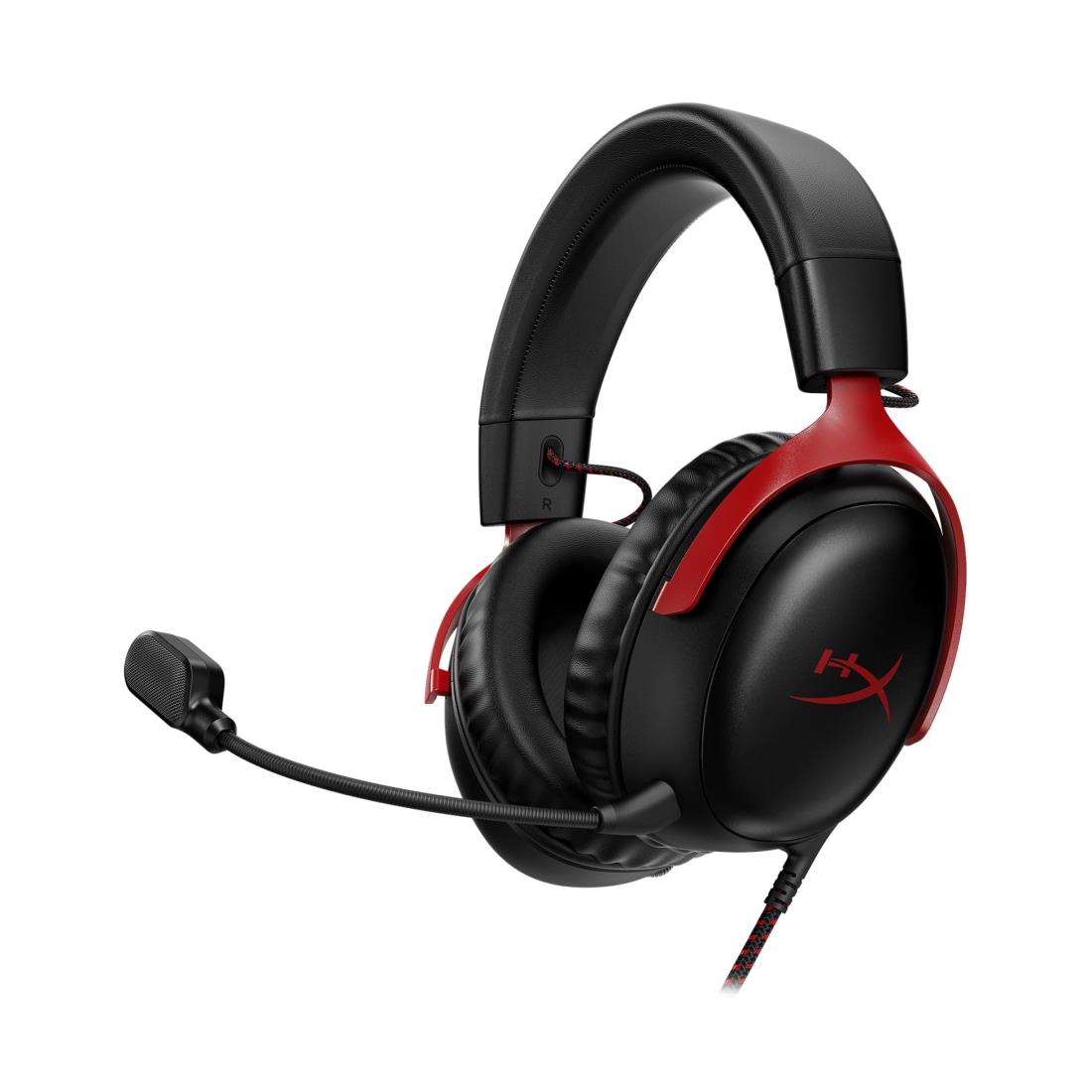 ハイパーエックス(HyperX) HyperX Cloud III  ゲーミングヘッドセット DTS Headphone:X空間オーディオ 53mmドライバー搭載 Cloud IIの 快適性 ブラック-レッド PC、PS5、PS4、Xboxシリーズ、Nintendo Switch、モバイル727A9AA