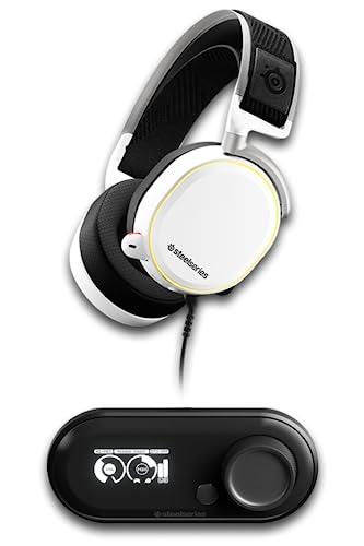 Game Dac付属 SteelSeries ゲーミングヘッドセット Arctis Pro Game DAC 有線 ホワイト ハイレゾ MixAmp PC PS4 PS5 対応 61454