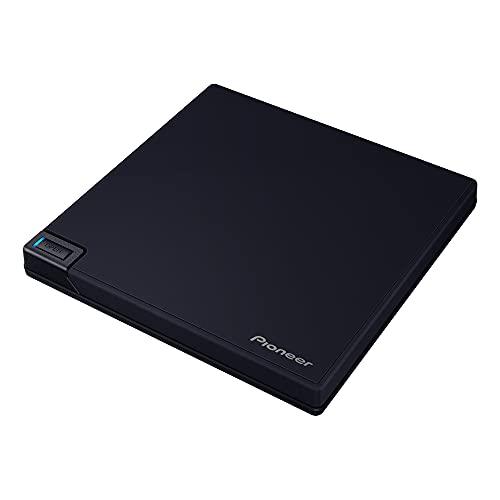 パイオ ニア(Pioneer) Windows11対応 Ultra HD Blu-ray UHDBD再生対応 (マットブラック) クラムシェルタイプブルーレイドライブ USB3.2接続外付ポータブル (BDR-XD08MB-S)