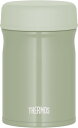 【食洗機対応モデル】 サーモス 真空断熱スープジャー 300ml カーキ 全パーツ食洗機OK 保温保冷 お手入れ簡単 口当たりがやさしい丸口設計 JEB-300...