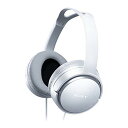 ソニー ヘッドホン MDR-XD150 : 密閉型 屋内用(テレビ・オーディオ用) ホワイト MDR-XD150 W(2)