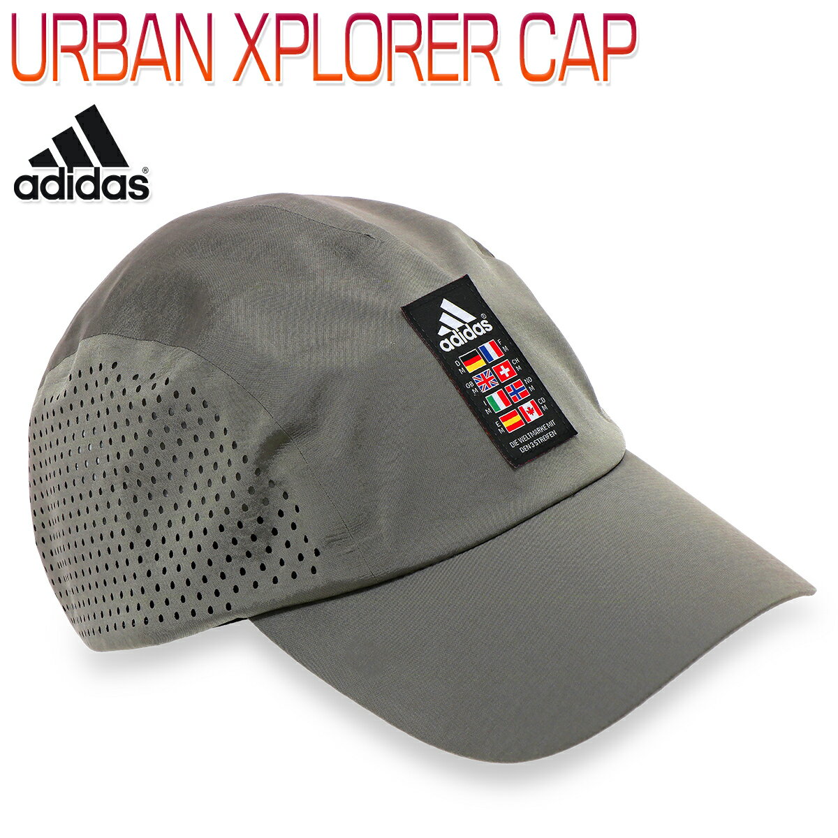 アディダス URBAN XPLORER CAP メンズ/レディース キャップ グレー 54-57cm/57-60cm/60-63cm 25649