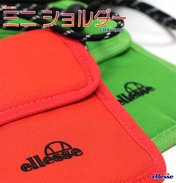 エレッセ ミニ ショルダー メンズ/レディース ショルダーバッグ ブラック/オレンジ/ブラウン/グリーン W約13cm×H約16cm EHA60322