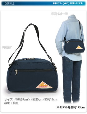 ケルティ ROUND TOP BAG M 8L メンズ/レディース ショルダーバッグ ブラック/ネイビー/グリーン 8L No,2592078