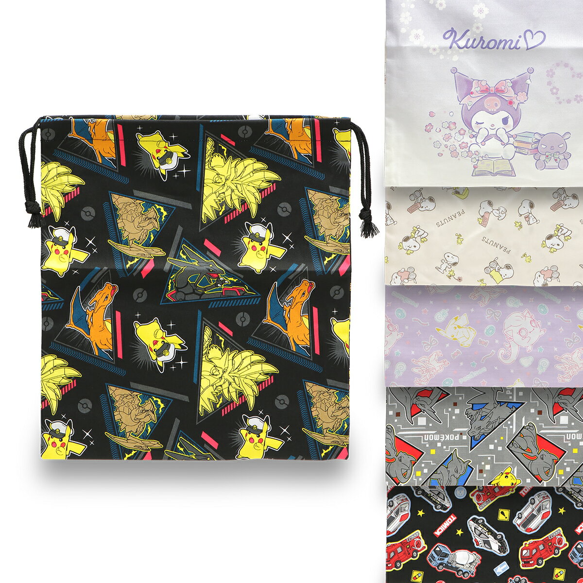 巾着袋体操着袋ポケモンキャラクター...