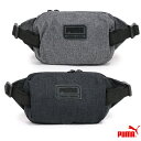 プーマ シティ ウエストバッグ メンズ/レディース ウエストバッグ ブラック/グレー W約28cm×H約12cm×D約6.5cm 078043