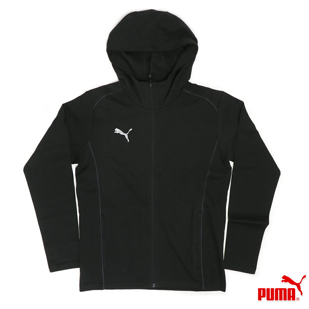 Rakuten - プーマ TEAM FINAL カジュアル フーデッド ジャケット メンズ パーカー ブラック M/L/XL 659337