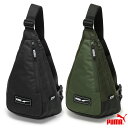 プーマ Deck Sling バッグ メンズ/レディース ワンショルダーバッグ/ボディバッグ ブラック/カーキ 090705|詳細画像
