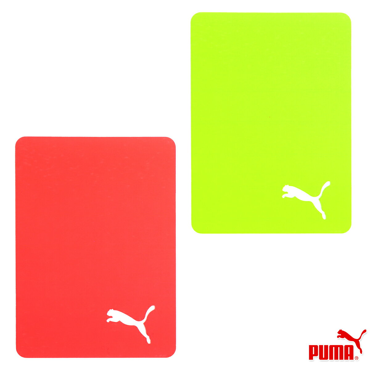 プーマ レッド・イエローカード サッカー/フットサル レフェリーカード レッド/イエロー W約7.8cm×H約10.5cm 053027