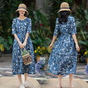 ロング丈 ワンピース薄手 レディース 体型カバー着痩せ 母の日 プレゼント 新作 お洒落 キレイめ 夏用 涼しい20代30代40代