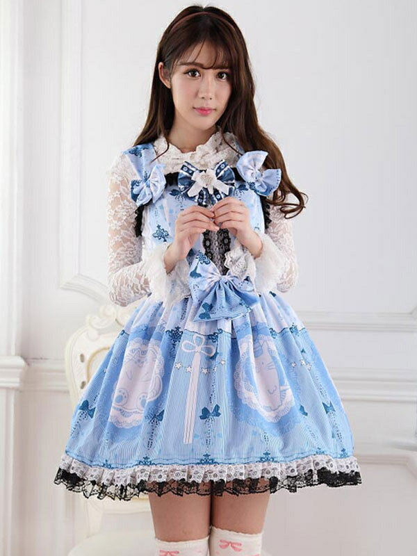 古典的なロリータJSKドレスライト...