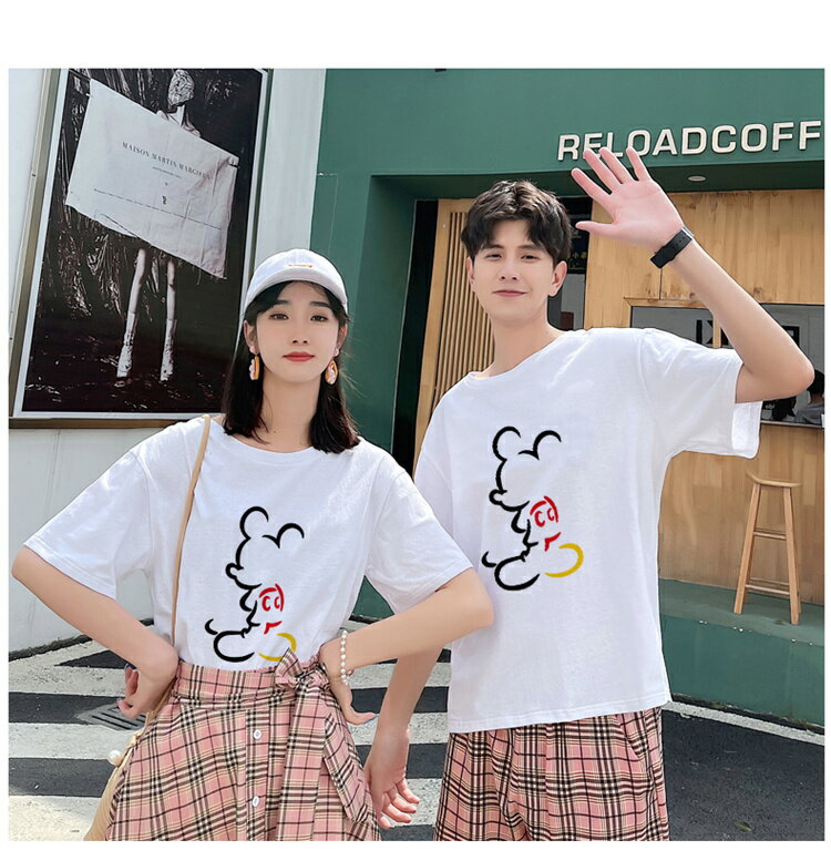 楽天金城商店ペアルックTシャツ カップル お揃い Tシャツレディースメンズ半袖夏サマーペアルックカップルカットソーカワイイプレゼントお揃い