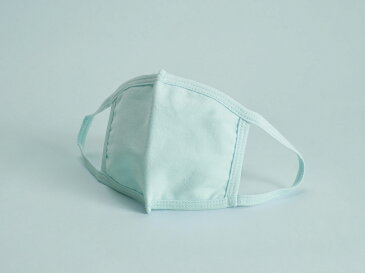送料無料　ファッション性　三層立体　布マスク　3枚組　子供用　ブルー