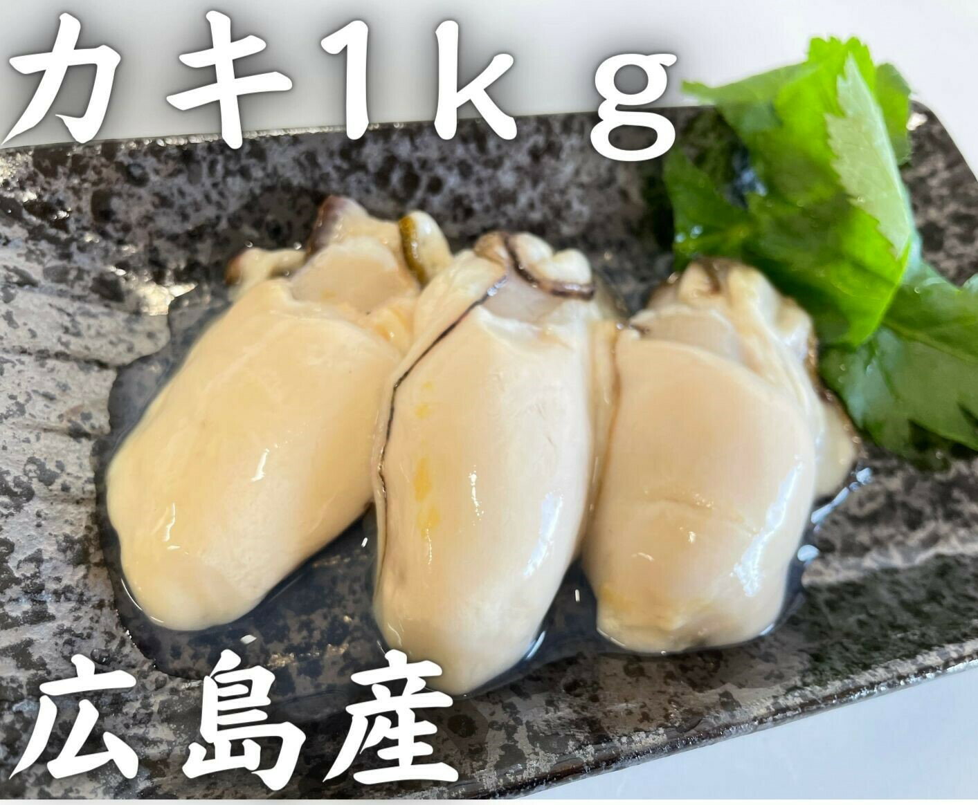 【広島産】　冷凍カキ　牡蠣　1kg入り　Lサイズ　かき　国産カキフライにも　お鍋にも　加熱用