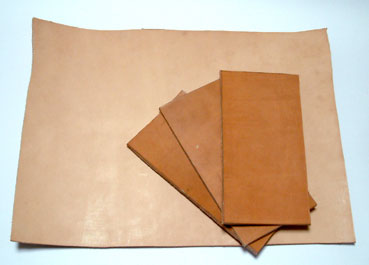 ナチュラル・レザー袋シース用レザー2.5mmナチュラルレザー一枚 30X40cm