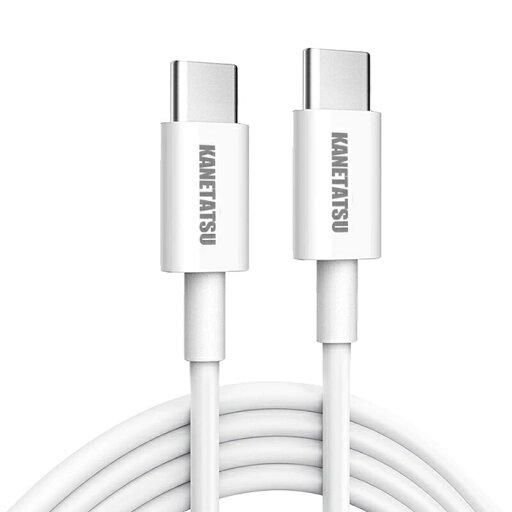 USB-C to USB-C ケーブル 1.5m KANETATSU ホワイト Apple MFi認証 RoHS認証 USB PD対応 充電器 格安 軽量 高速充電 データ転送 Android / iPhone15以降対応 USB-C to USB-C ケーブル 1.5m KANETATSU ホワイト Apple MFi認証 RoHS認証 USB PD対応 充電器 格安 軽量 高速充電 データ転送 Android / iPhone15以降対応