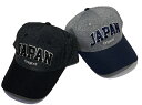CAP JAPAN ロビンルース 刺繍ロゴ JAPAN