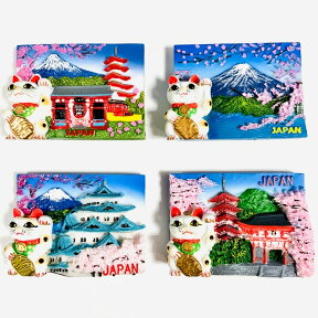 マグネット 招き猫 雷門 富士山 お城 東京 日本 TOKYO JAPAN Magnets ご当地 外国人 お土産 スーベニア souvenir