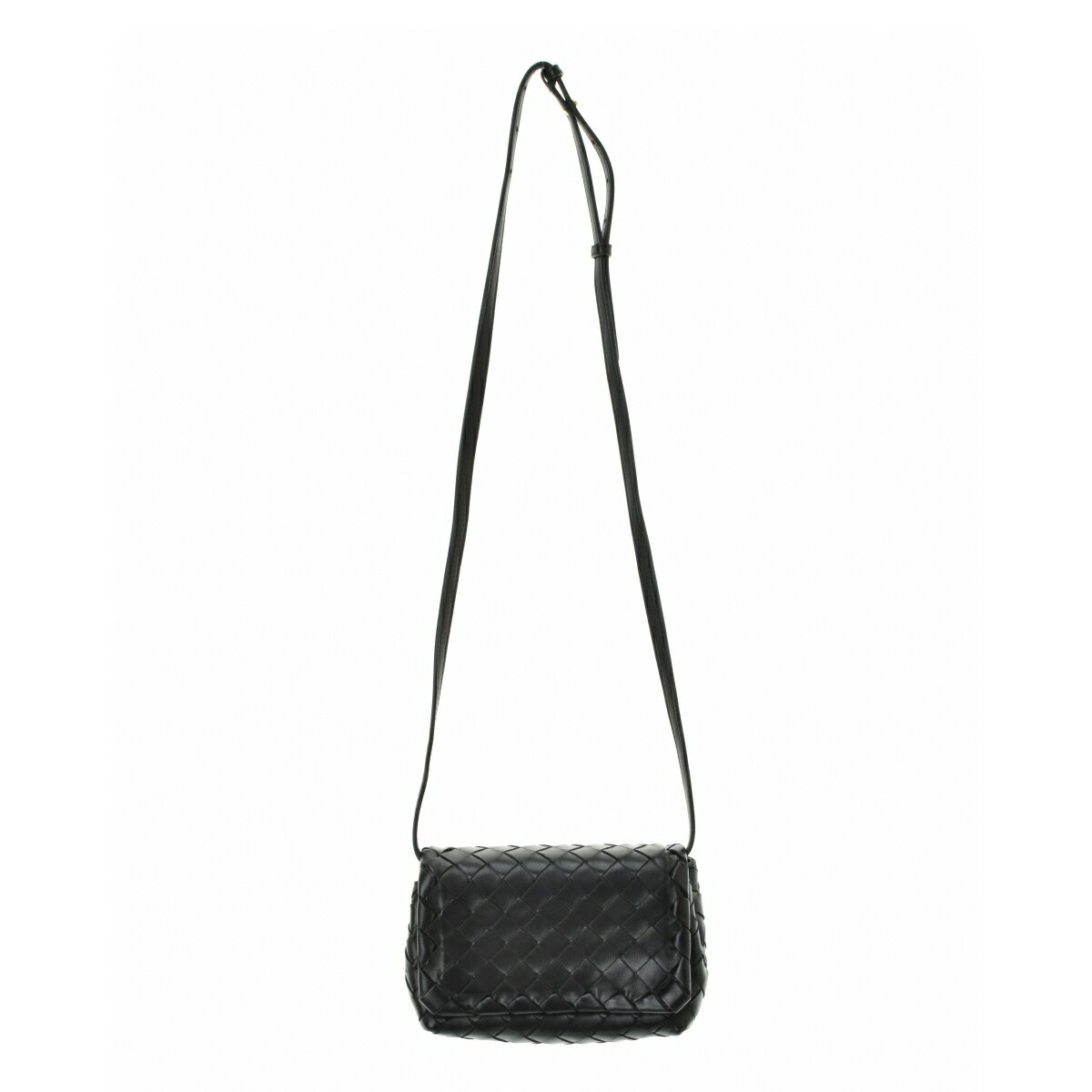 【中古】【期間限定値下げ】BOTTEGA VENETA / ボッテガヴェネタイントレチャート フラップミニショルダーバッグ【cacgafbg-z】