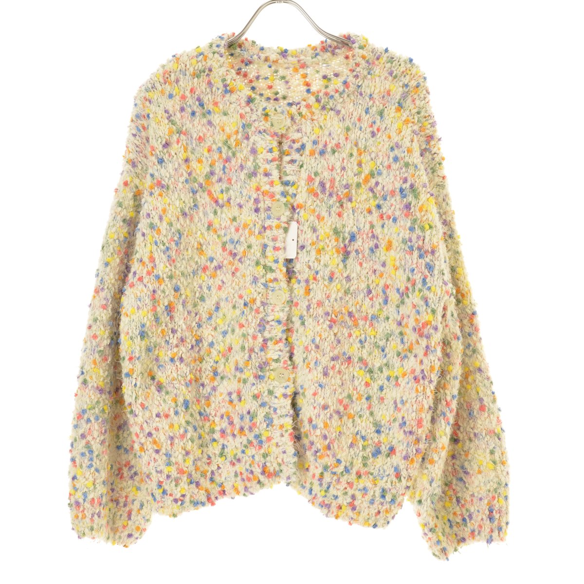 【中古】【期間限定値下げ】Simplicite / シンプリシテェ24AW 24080700820330 ポコポコヤーンミックス2WAY長袖カーディガン【cacgaccf-l】