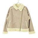 【中古】MAJESTICLEGON / マジェスティックレゴン1008071003 フェイクスエードファーライダースジャケット【cacfadca-l】
