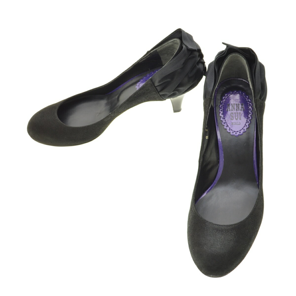 【中古】ANNA SUI / アナスイ8262 バックタックパンプス【cacdahbh-z】