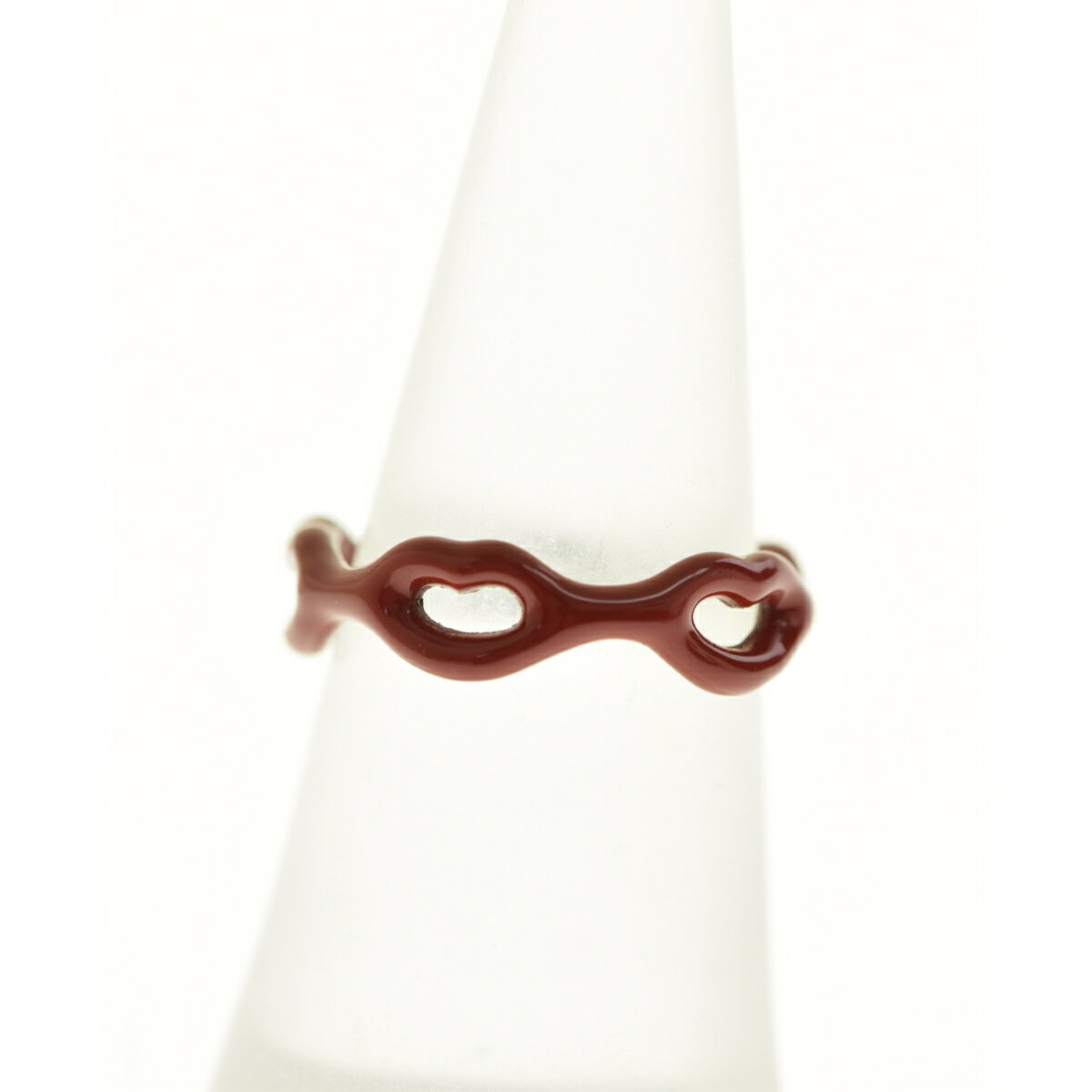 【中古】HOTLIPS BY SOLANGELittle Kisses Classic Red SV925リング【cacgadad-z】