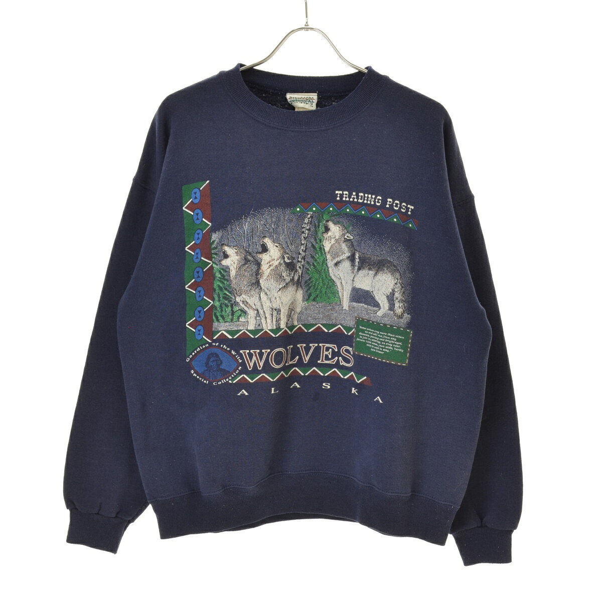 古着 / フルギWOLVES長袖スウェット