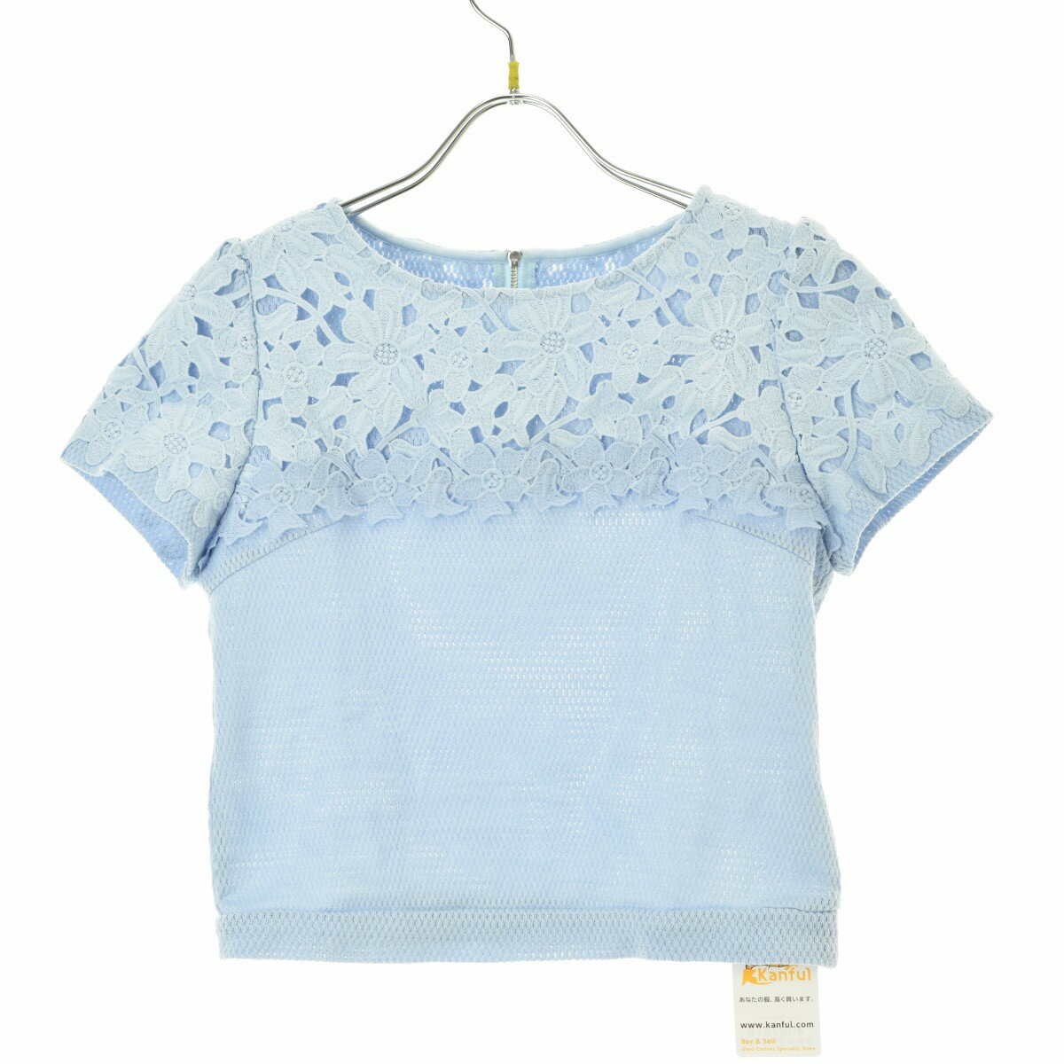 【中古】STRAWBERRY-FIELDS / ストロベリーフィールズカットワークレース半袖カットソー【cacfahae-l】