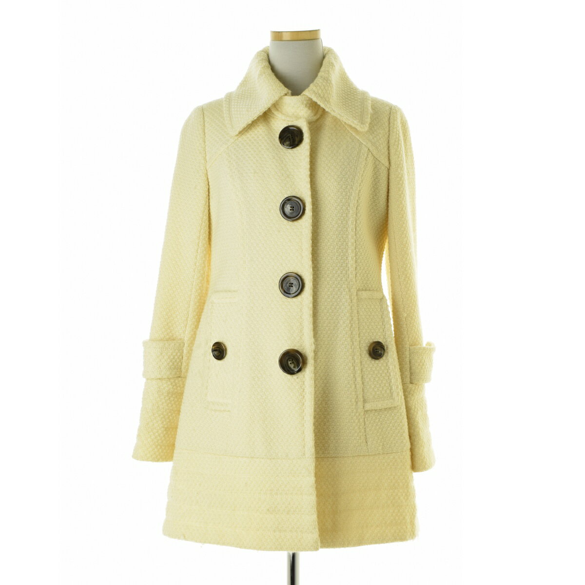 【中古】【期間限定値下げ】BURBERRY BLUE LABEL / バーバリーブルーレーベルFNF14-781-02ウールコート【cacgacad-l】