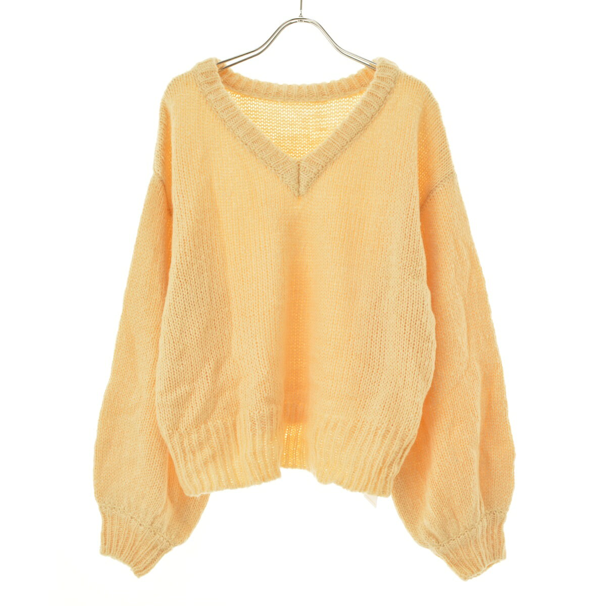 【中古】apres jour / アプレジュールAJ960824BW ローゲージVネック長袖ニットセーター【cacgacaj-l】