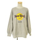 【中古】HARD ROCK CAFE / ハードロックカフェ～90s PARIS ラグラン長袖スウェット【cacdbcba-m】