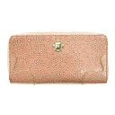 【中古】ANNA SUI / アナスイストラップ付 ルーミー ラウンドジップ ロングウォレット財布【cacfaecf-z】