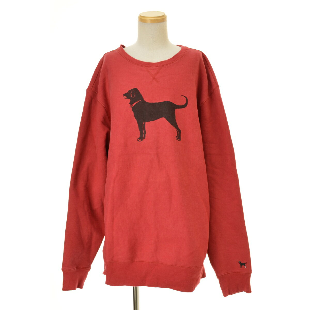 【中古】【期間限定値下げ】The Black Dog / ザ ブラック ドッグドッグ 犬 プリント長袖スウェット【cacgabac-m】