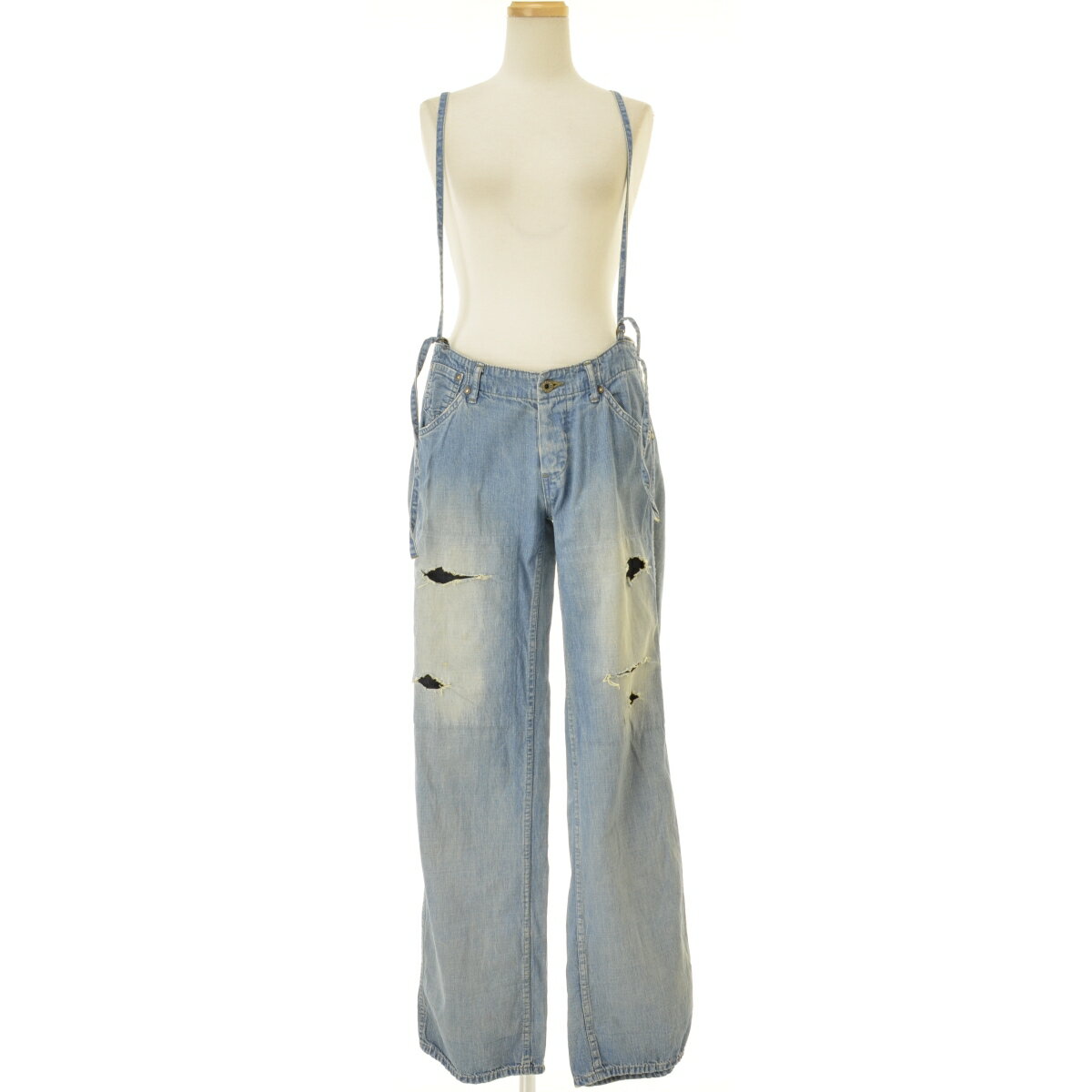 Rakuten - 【中古】JOHNBULL / ジョンブルAP137 リペア加工 サロペットデニムパンツ【cacgadah-l】