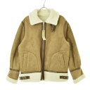 【中古】CUBE SUGAR / キューブ シュガー91043000 WEB限定 フェイクスウェード×裏ボアフライトジャケット【cacfaeag-l】(4)