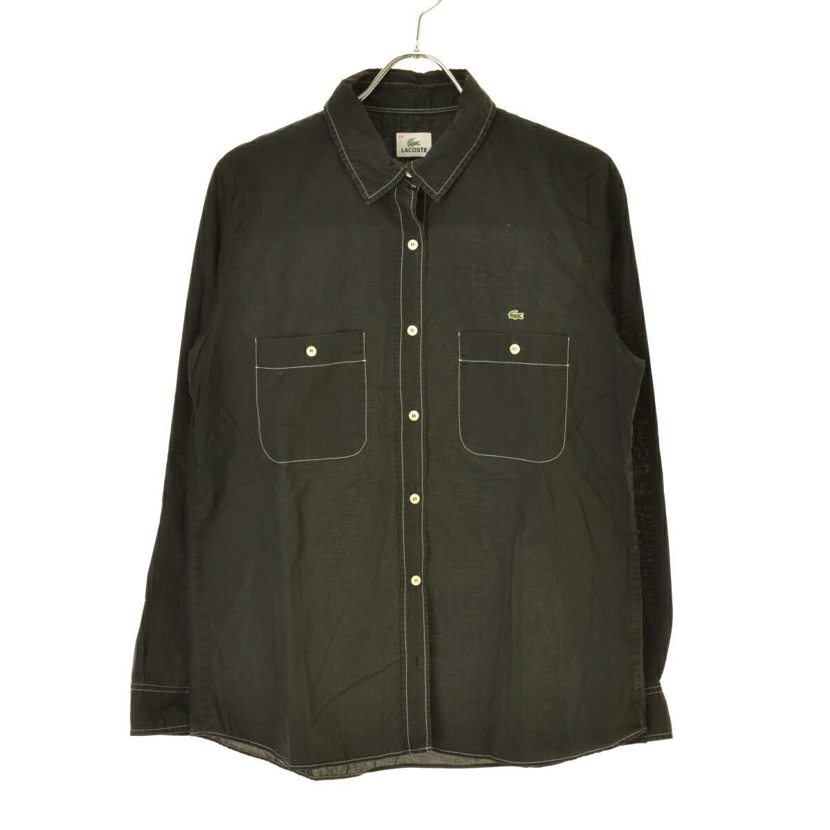 樂天商城 - 【中古】【期間限定値下げ】LACOSTE / ラコステレギュラーカラー ステッチ長袖シャツ【cacfbcce-l】