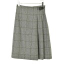 【中古】UNTITLED / アンタイトル153-75530 グレンチェック タックロングスカート【cacfahcb-l】【送料無料】