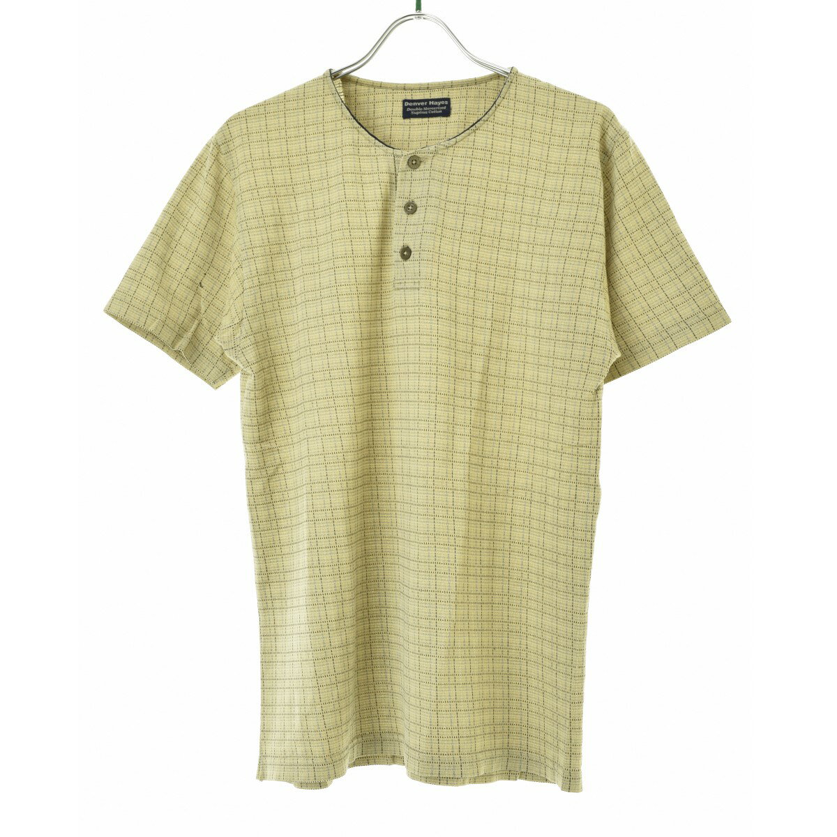 樂天商城 - 【中古】【期間限定値下げ】Denver Hayesヘンリーネック スーピマコットン半袖Tシャツ【cacfahah-m】