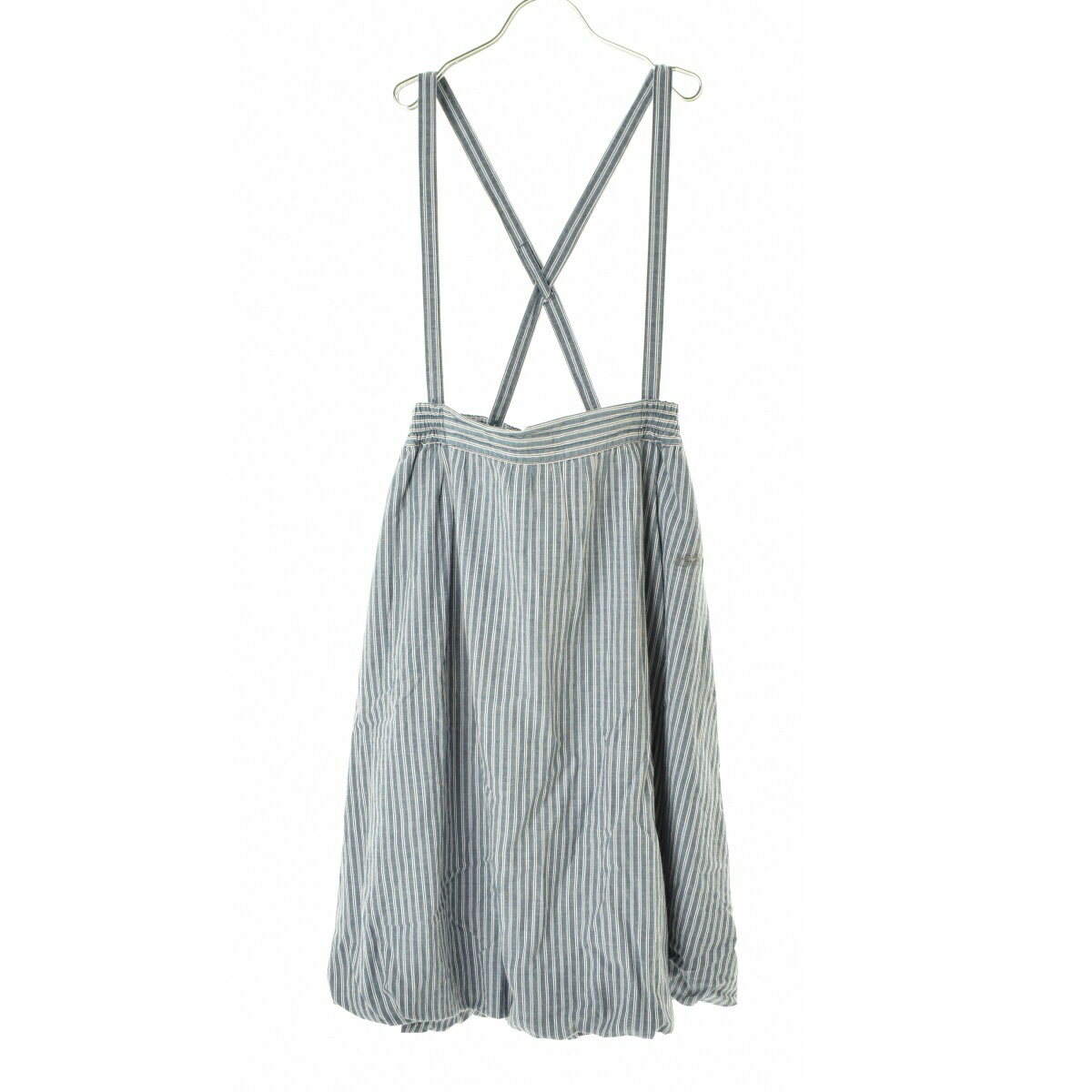 【中古】niko and... / ニコ アンド41249100 ストライプサロペットロングスカート【cacfbacb-l】