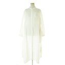 【中古】nest Robe / ネストローブ01185-1175 リネンガーゼマキシ長袖ワンピース【cacfagaf-l】