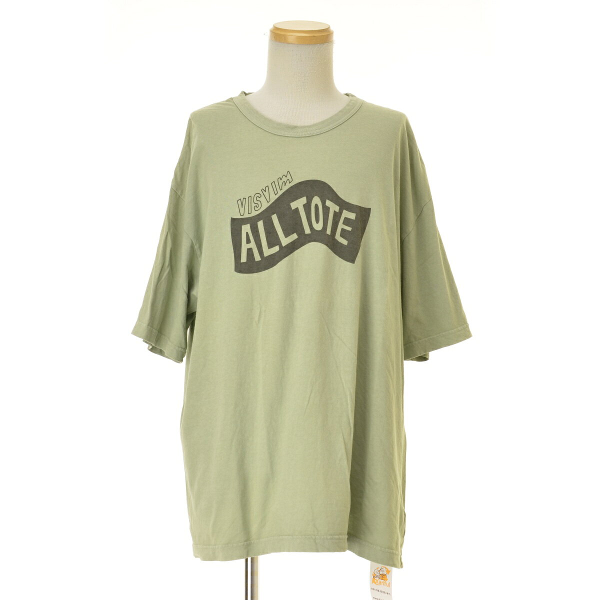 【中古】VISVIM / ビズビムVISVIM ALL TOTE 25AW 0125405010001 JUMBO TEE S/S DMGD ジャンボ半袖Tシャツ【cacgaibb-m】